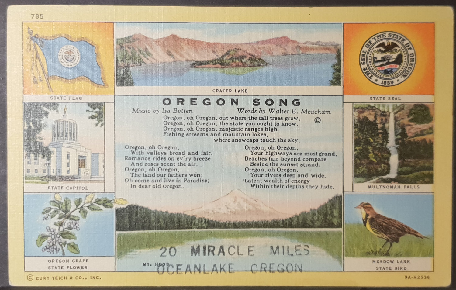 (image for) postcard USA - OR - Oregon #0006